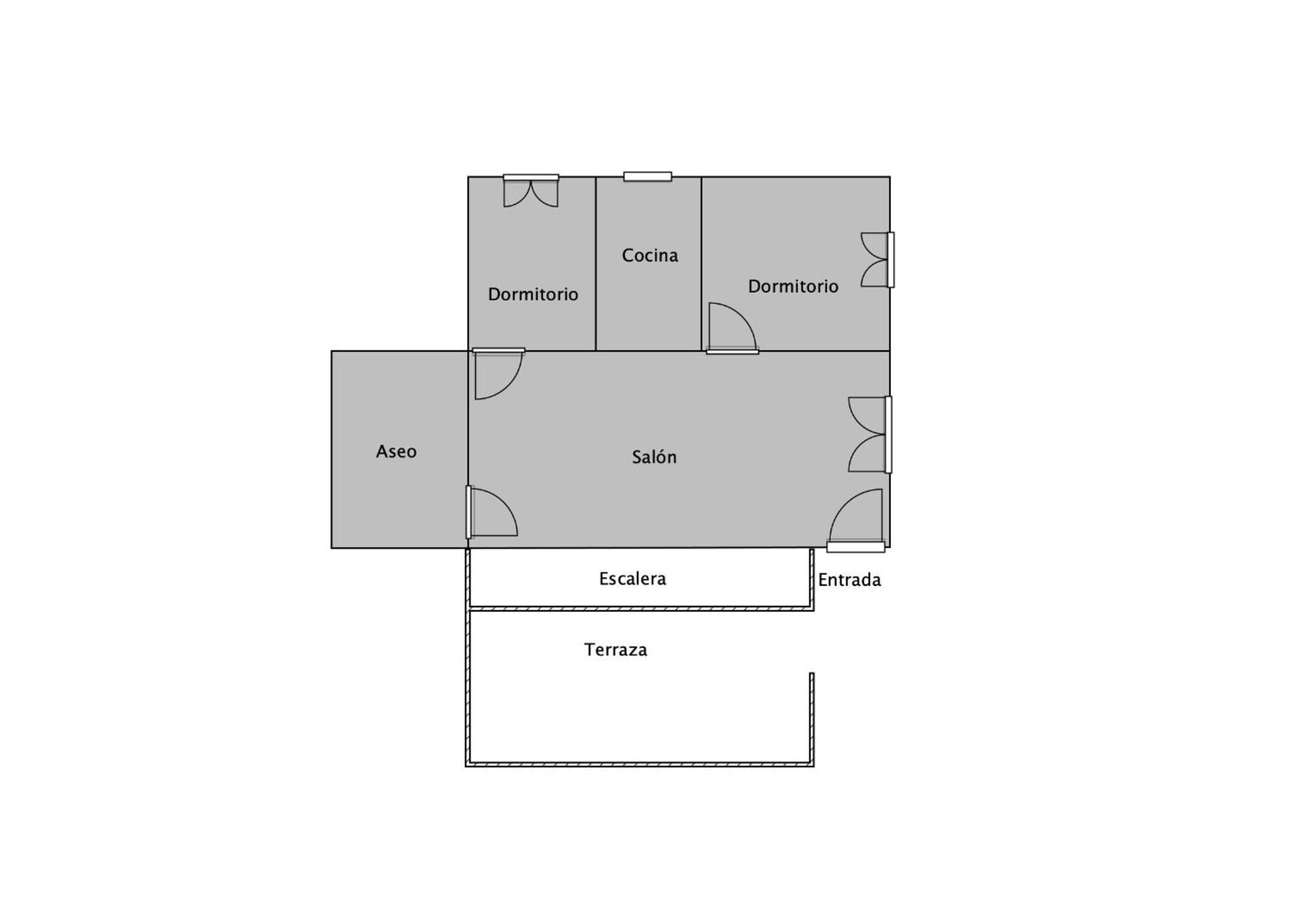 בנאלמדנה Tradicional Apartamento Central De 2 Camas Dobles מראה חיצוני תמונה